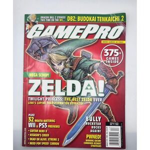 Game Pro December 2006 Edition Gaming Magazine Zelda Dragon Ball Z Y2K Games